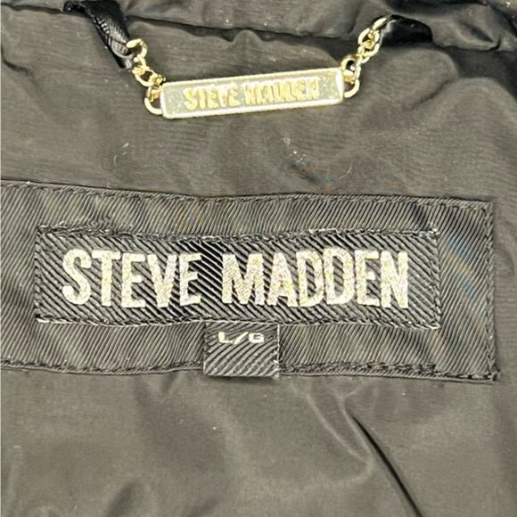 Steve Madden Black Winter Jacket size L - Picture 3 of 3